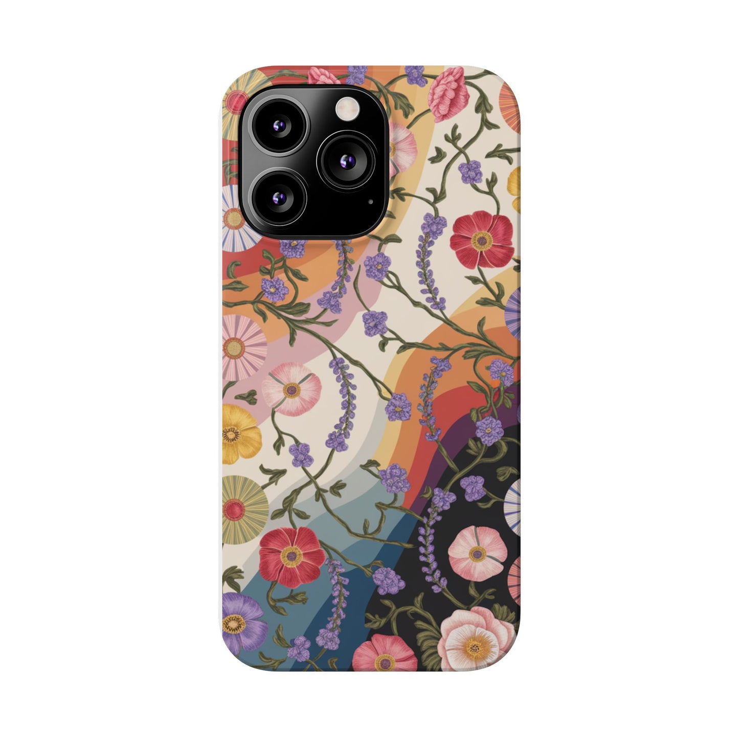 Floral Blossom Phone Case - Slim Case for Flower Lovers, Smartphone Cover, Gift for Her, Trendy Floral Design, Boho Chic Accessory