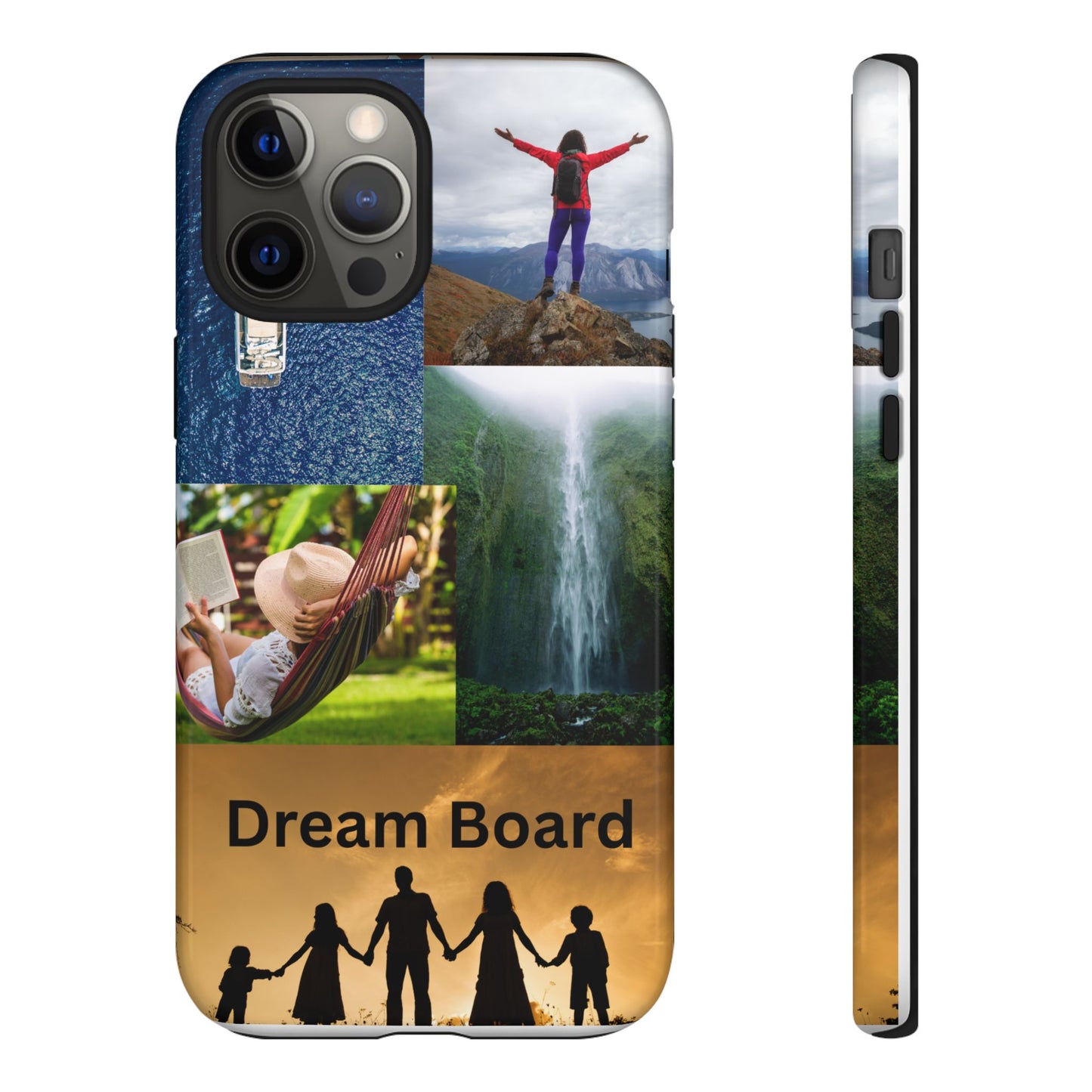 Dream Board Phone Case | Tough Cases for Adventure Seekers, Inspirational Phone Accessories, Custom Phone Covers, Unique Gift Ideas, [...]
