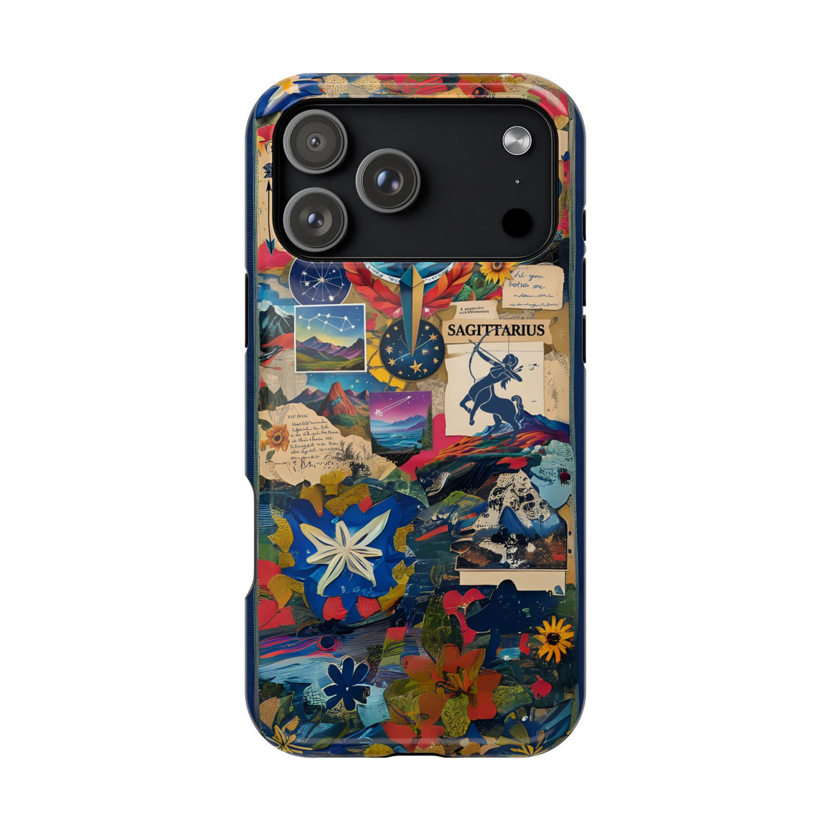 Sagittarius Zodiac Magnetic Phone Case, Astrology Gift for Her, Celestial Star Sign Cover, Compatible with iPhone 17, 16, 15, 14, 13