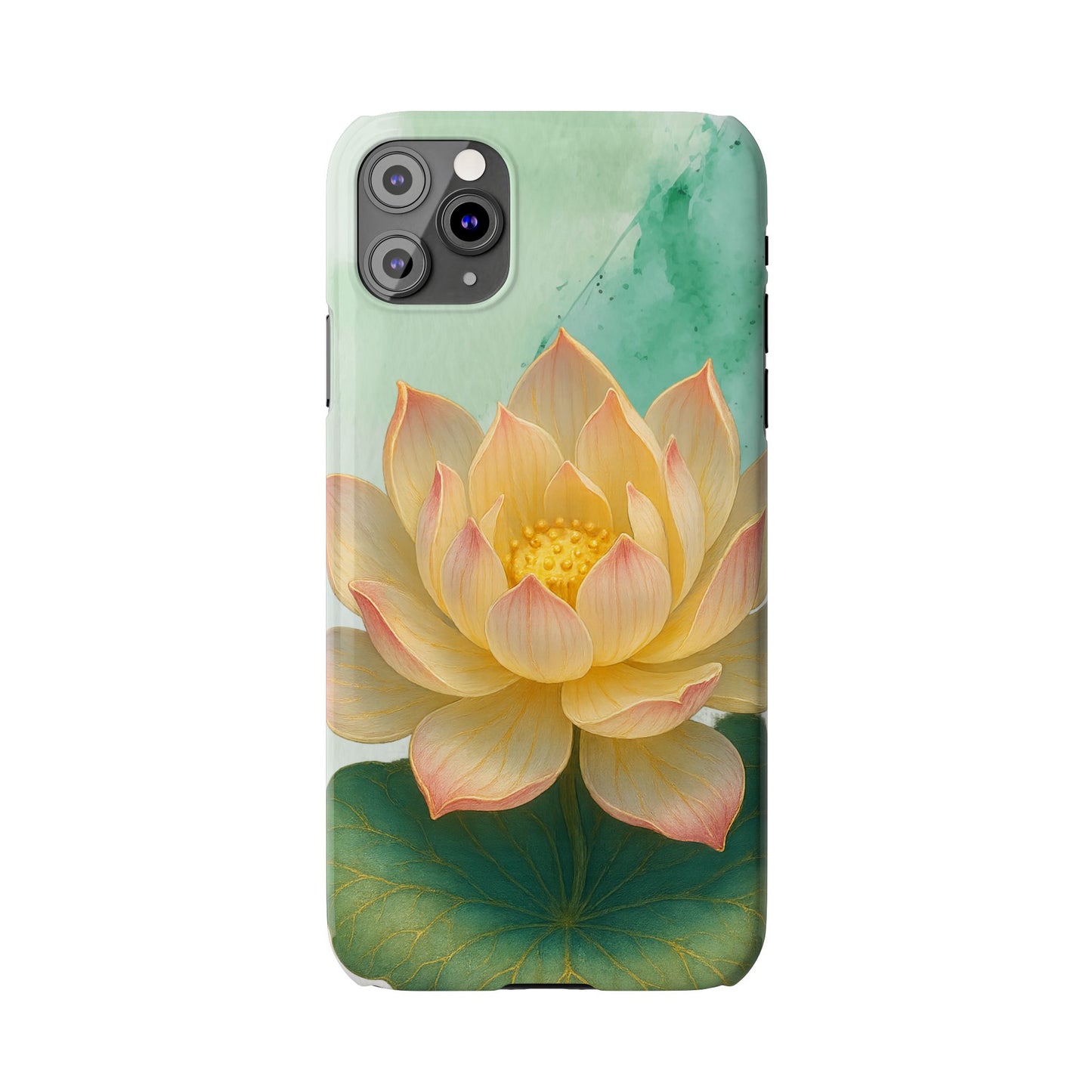 Lotus Blossom Slim Phone Cases, Floral Phone Covers, Nature-Inspired Accessories, Perfect Gift for Garden Lovers, Birthday Present