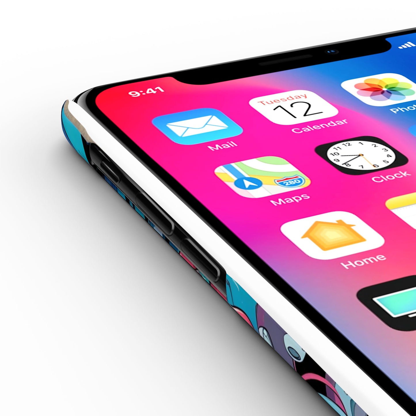 Y2K Anime Girl Slim Phone Case - Cute Maximalist Aesthetic, Kawaii Vaporwave Style, Pop Culture Lovers and Special Occasions