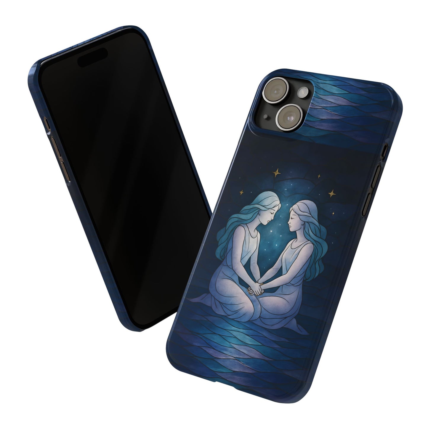 Gemini Zodiac Slim Phone Case, Astrology Gift for Her, Celestial Star Sign, Birthday Gift, Compatible with iPhone 17, 16, 15, 14, 13
