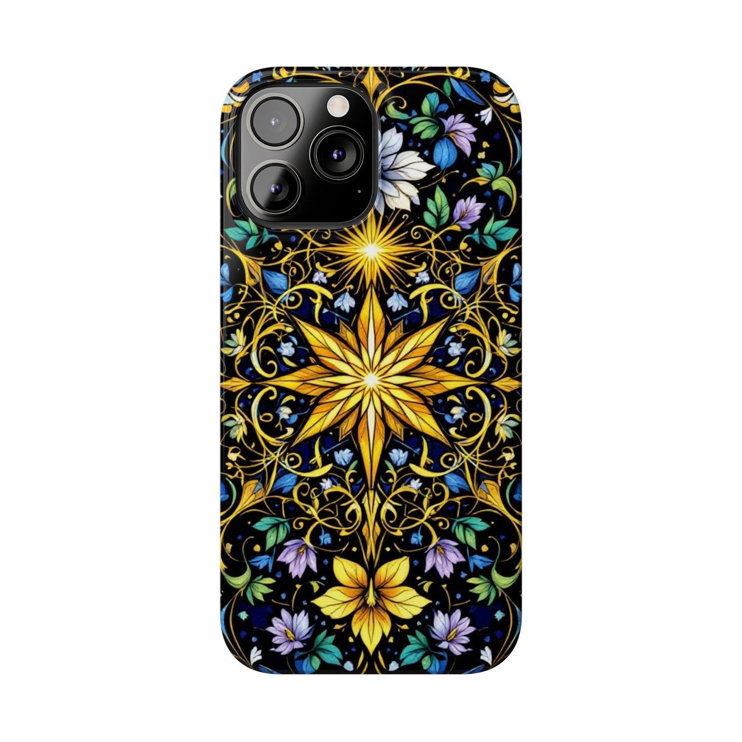 Elegant Floral Phone Case - Slim Phone Cases, Artistic Cases for Nature Lovers, Gift for Birthdays, Holidays, Spring Decor