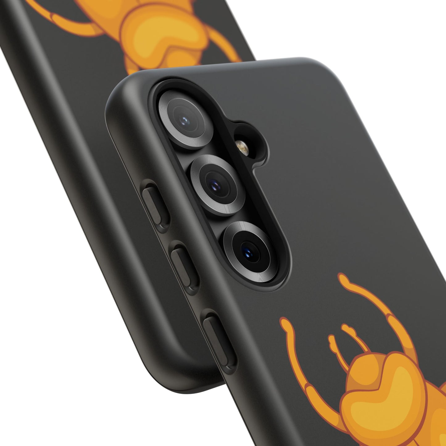 Ancient Egyptian Scarab Tough Phone Case - Gold Beetle Design, Mythological Insect Art, Compatible with iPhone, Galaxy, and Google Phones