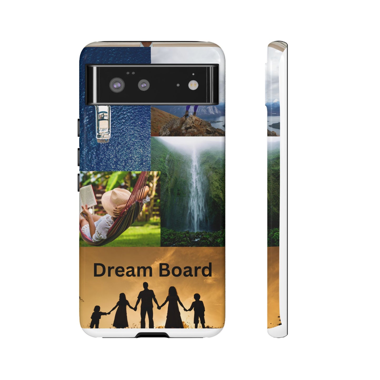 Dream Board Phone Case | Tough Cases for Adventure Seekers, Inspirational Phone Accessories, Custom Phone Covers, Unique Gift Ideas, [...]