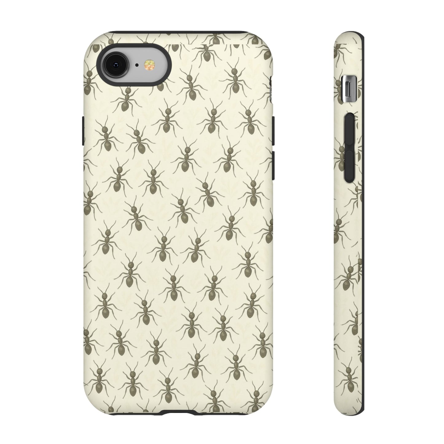Marching Ant Pattern Tough Phone Case - Realistic Insect Art, Minimalist Nature Aesthetic, Compatible with iPhone, Galaxy, and Google Phones
