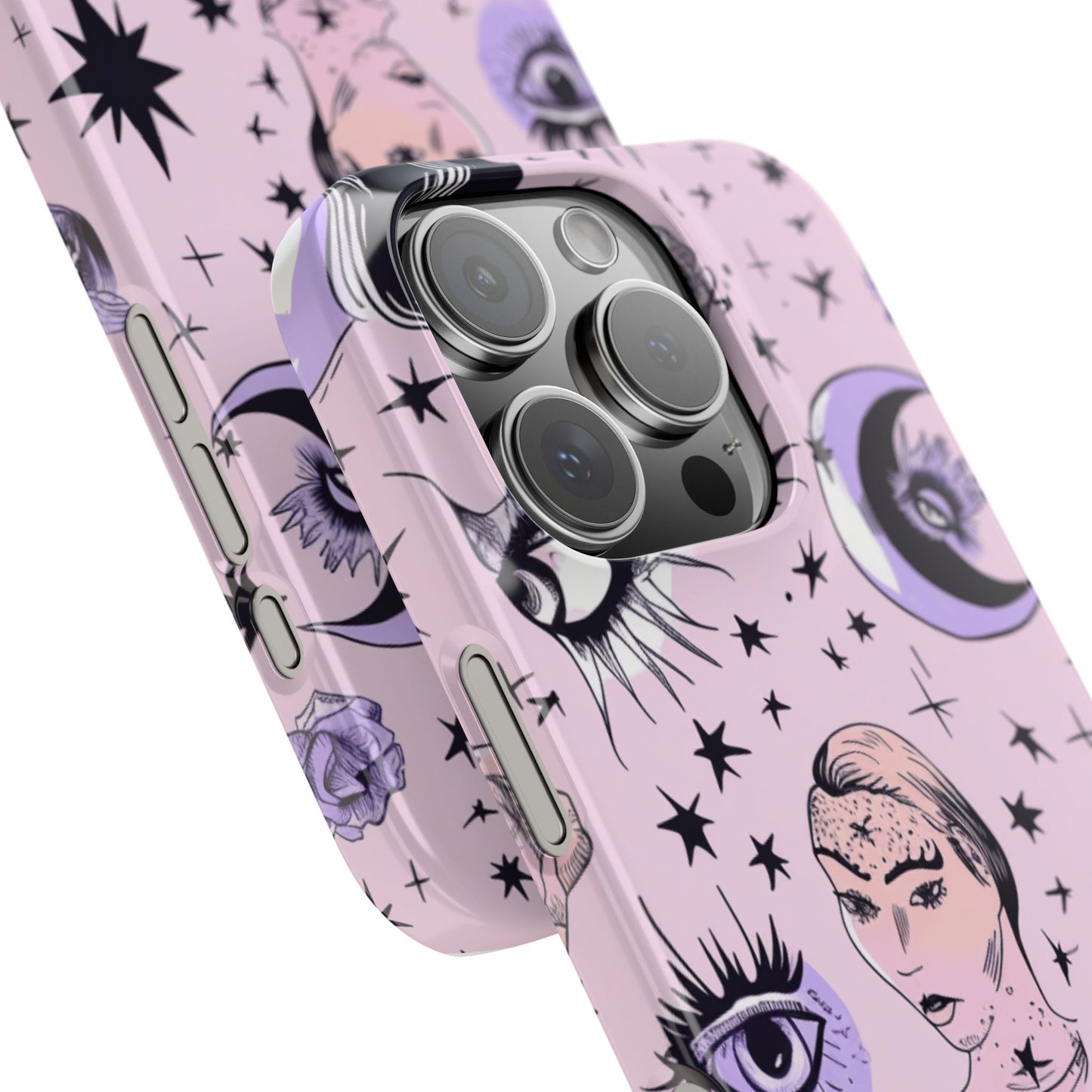 Celestial Slim Phone Cases - Stylish Cosmic Design, Personalized Phone Protectors, Astrology Gifts, Unique Phone Accessories, Moon & Stars