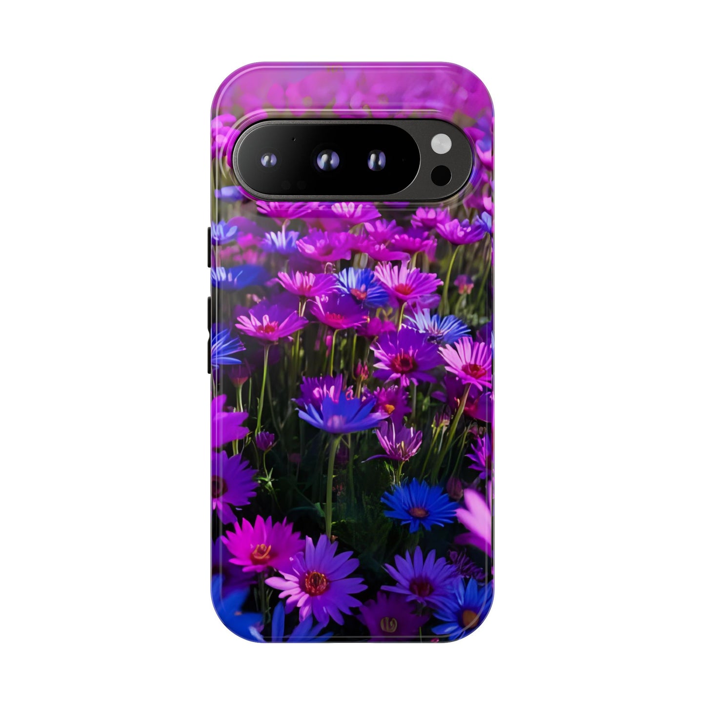 Wildflower Meadow Phone Case, Colorful Floral Garden Aesthetic, Vibrant Tough Phone Case, Compatible with iPhone, Galaxy, Google