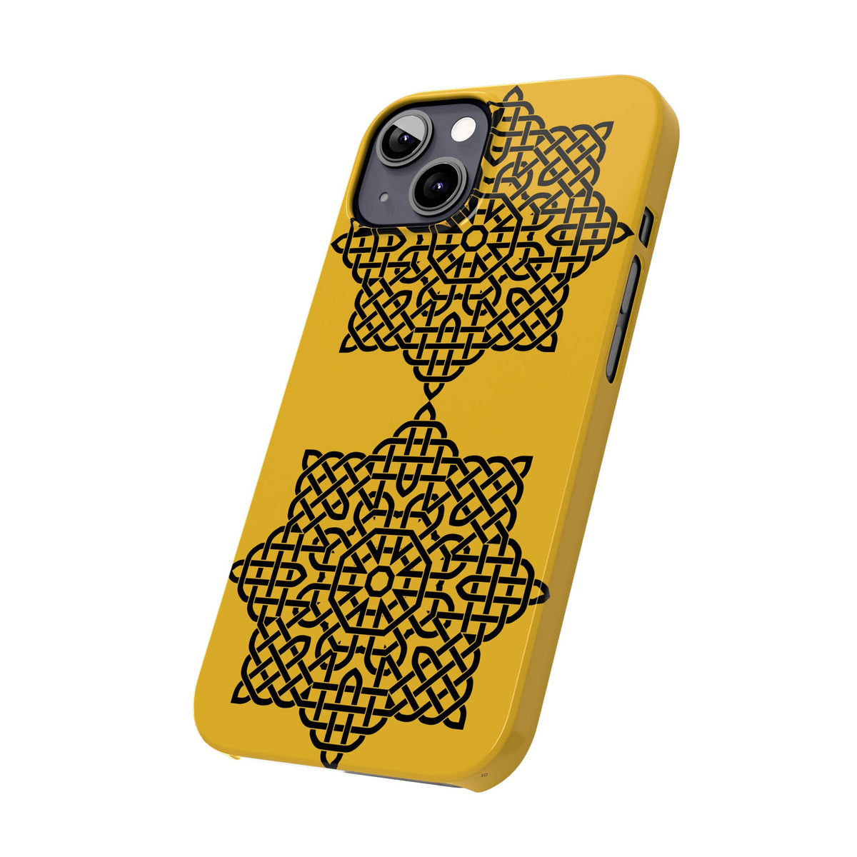 Celtic Knot Slim Phone Case, St. Patrick Design Phone Cover, Irish Heritage Design Compatible with iPhone 17, 16, 15, 14, 13, 12, 11