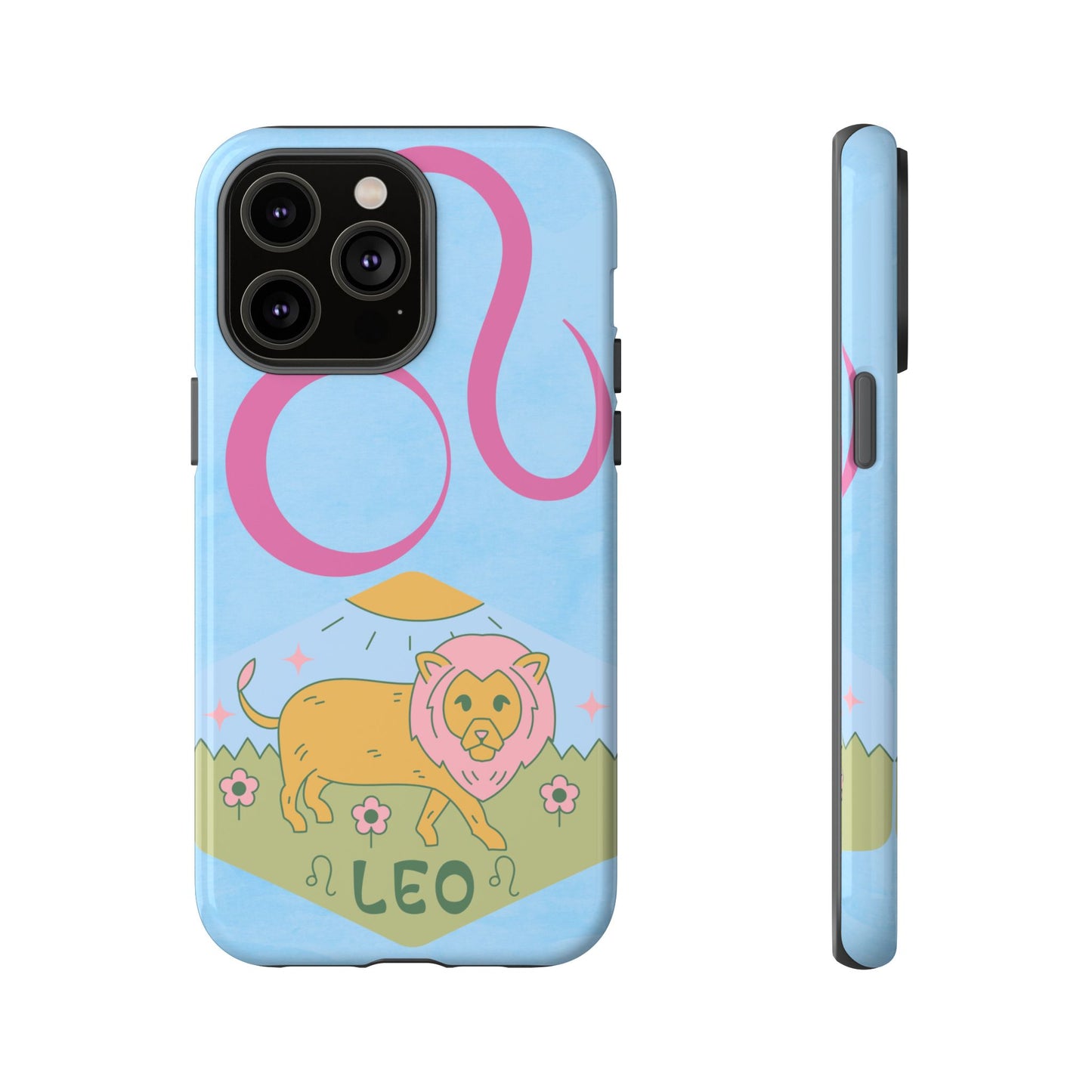 Leo Zodiac Phone Case, Astrology Gift for Her, Celestial Star Sign Cover, Birthday Gift, Compatible with iPhone, Galaxy, Google Phones