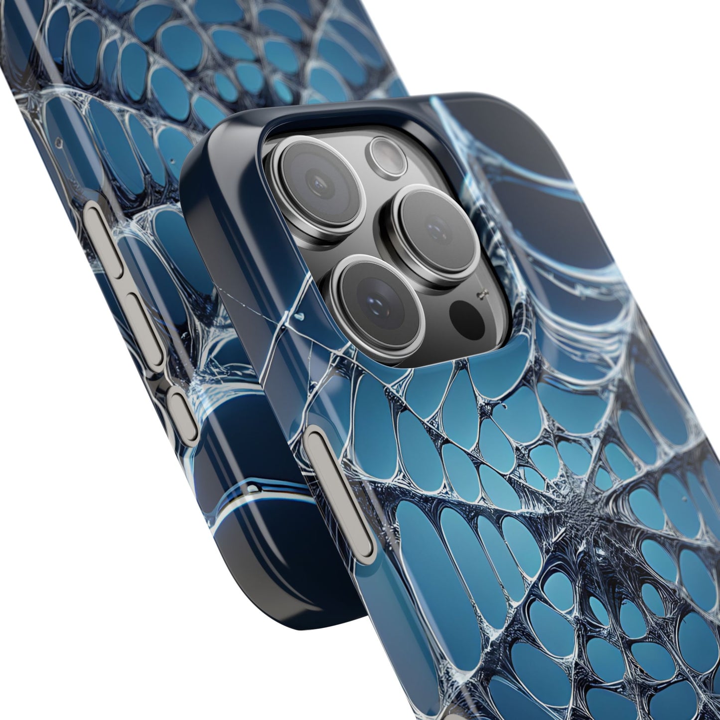 Spider Web Slim Phone Case - Artistic Design for Halloween, Unique Gift, Phone Accessories, Trendy Tech Style, Eco-Friendly Case