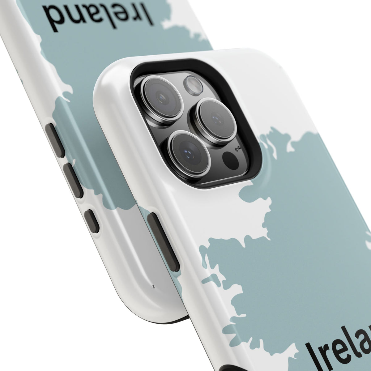 Ireland Map Magnetic Phone Case, Country Map Phone Cover Compatible with iPhone 17, 16, 15, 14, 13