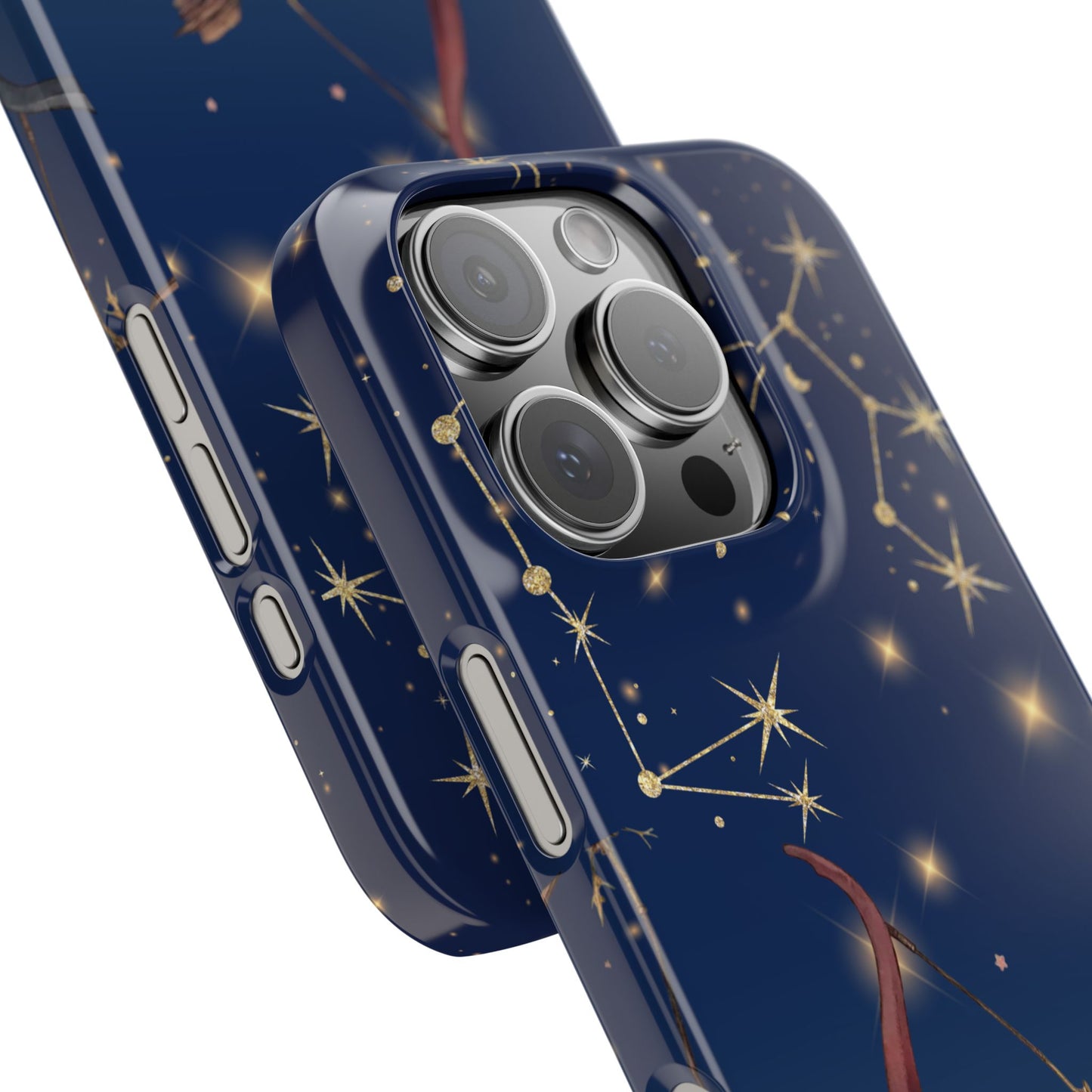 Sagittarius Zodiac Slim Phone Case, Astrology Gift for Her, Celestial Star Sign Cover, Compatible with iPhone 17, 16, 15, 14, 13
