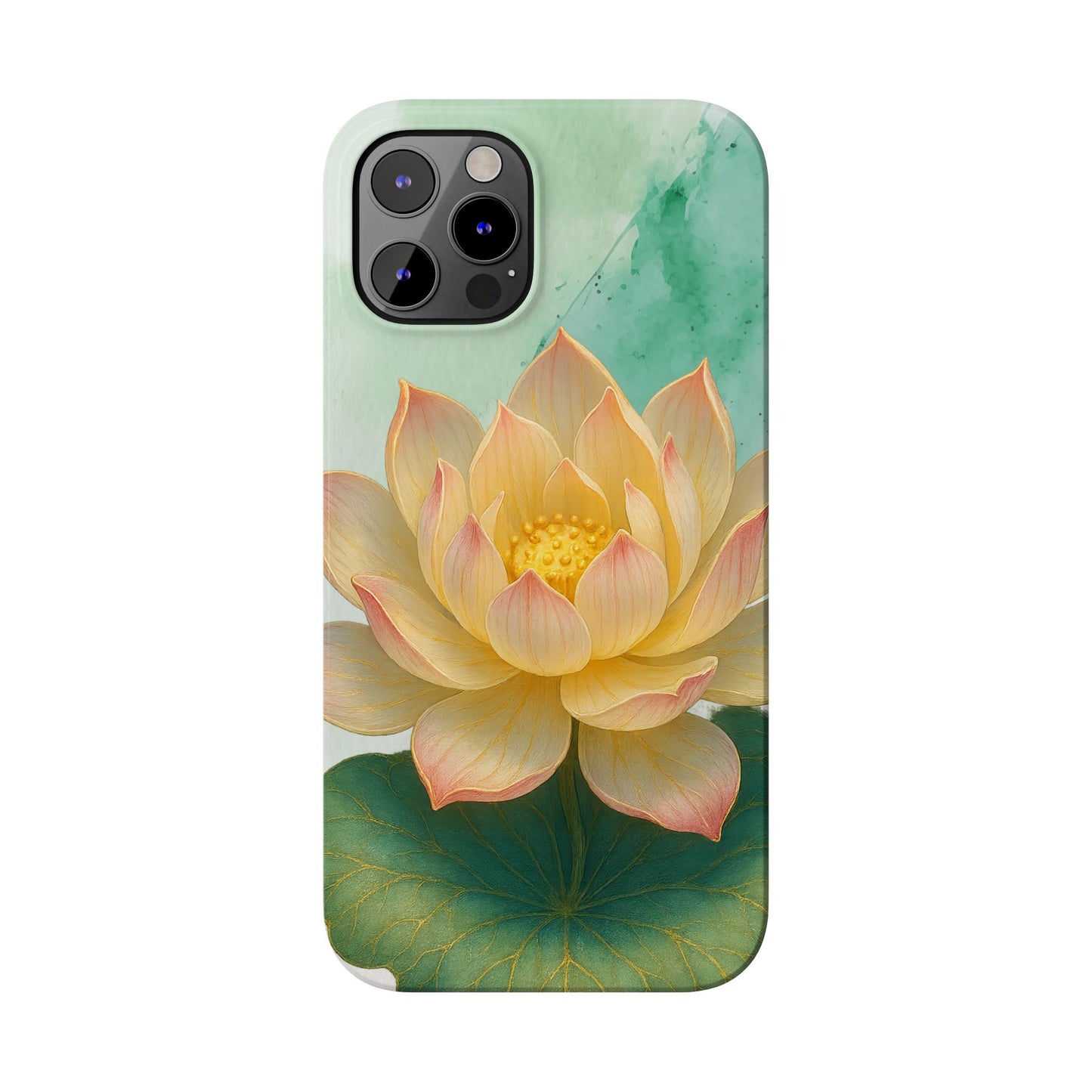 Lotus Blossom Slim Phone Cases, Floral Phone Covers, Nature-Inspired Accessories, Perfect Gift for Garden Lovers, Birthday Present