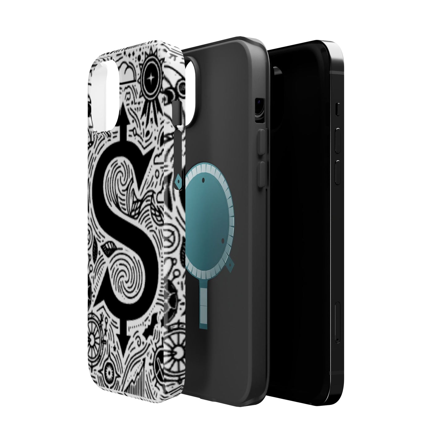 Sagittarius Zodiac Magnetic Phone Case, Astrology Gift for Her, Celestial Star Sign Cover, Compatible with iPhone 17, 16, 15, 14, 13