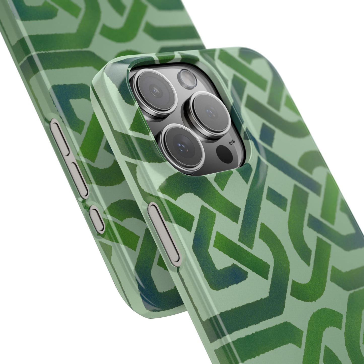 Celtic Knot Slim Phone Case, Irish Heritage Pattern Phone Cover, Celtic Art Design, Irish Culture Gift Compatible with iPhone