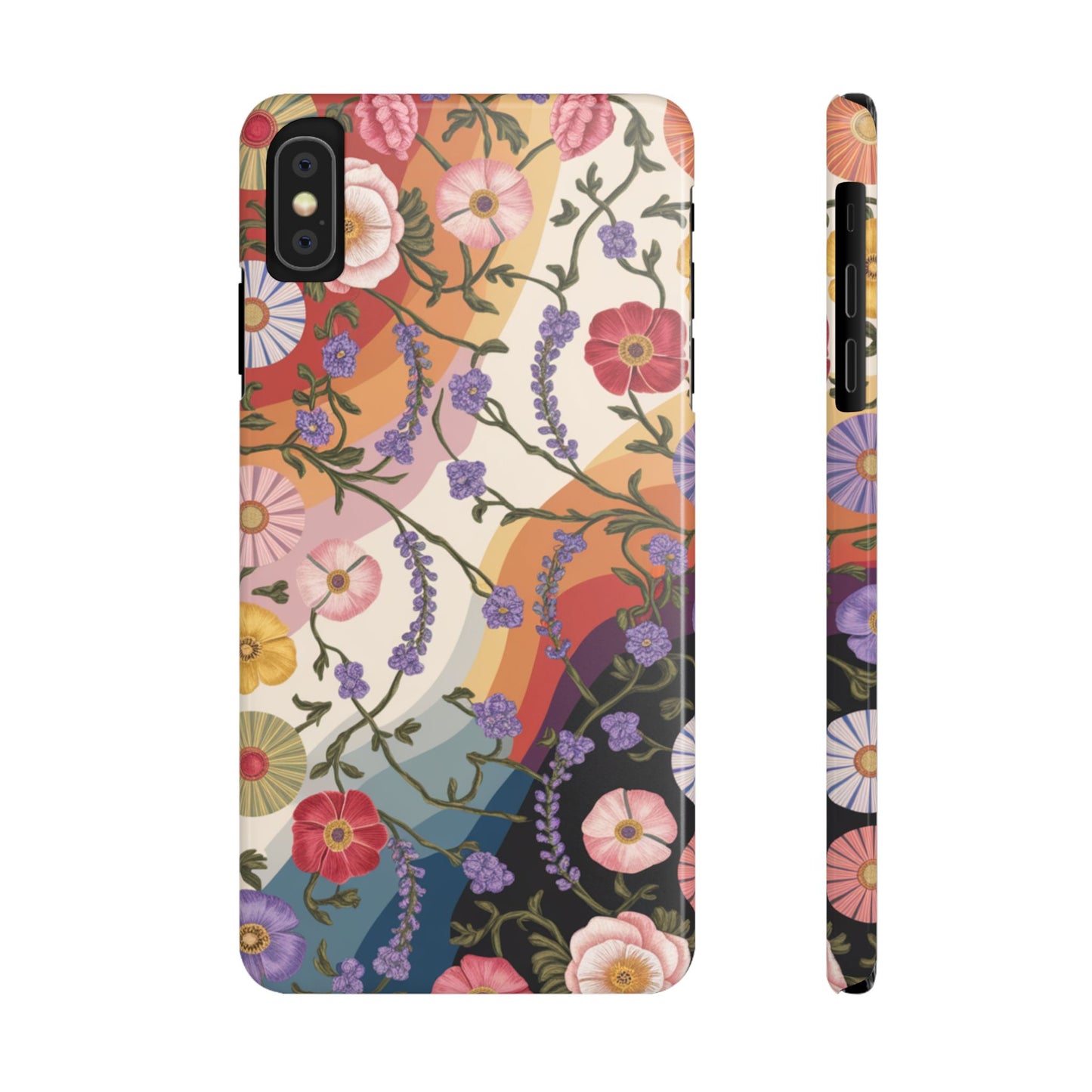 Floral Blossom Phone Case - Slim Case for Flower Lovers, Smartphone Cover, Gift for Her, Trendy Floral Design, Boho Chic Accessory