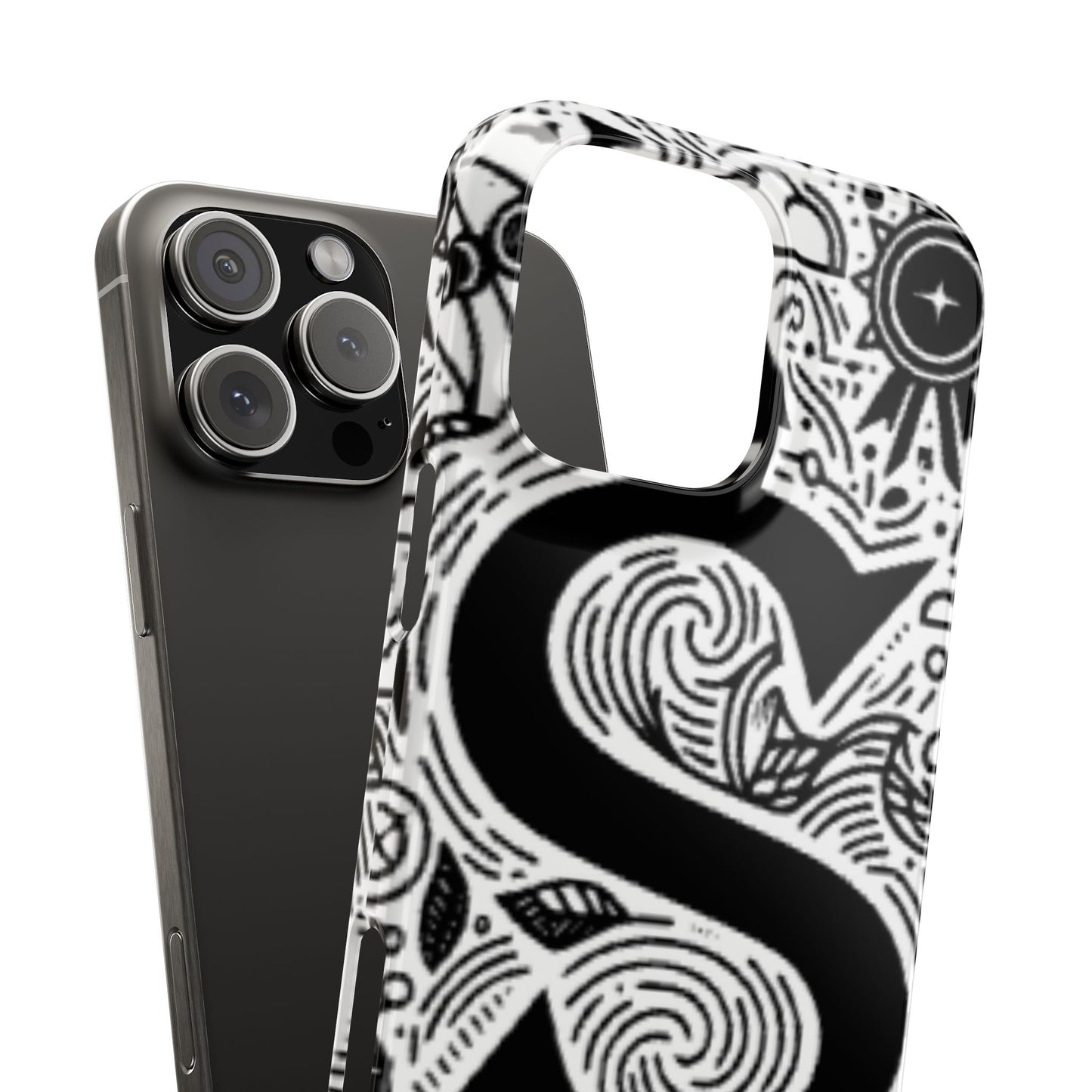 Sagittarius Zodiac Slim Phone Case, Astrology Gift for Her, Celestial Star Sign Cover, Compatible with iPhone 17, 16, 15, 14, 13