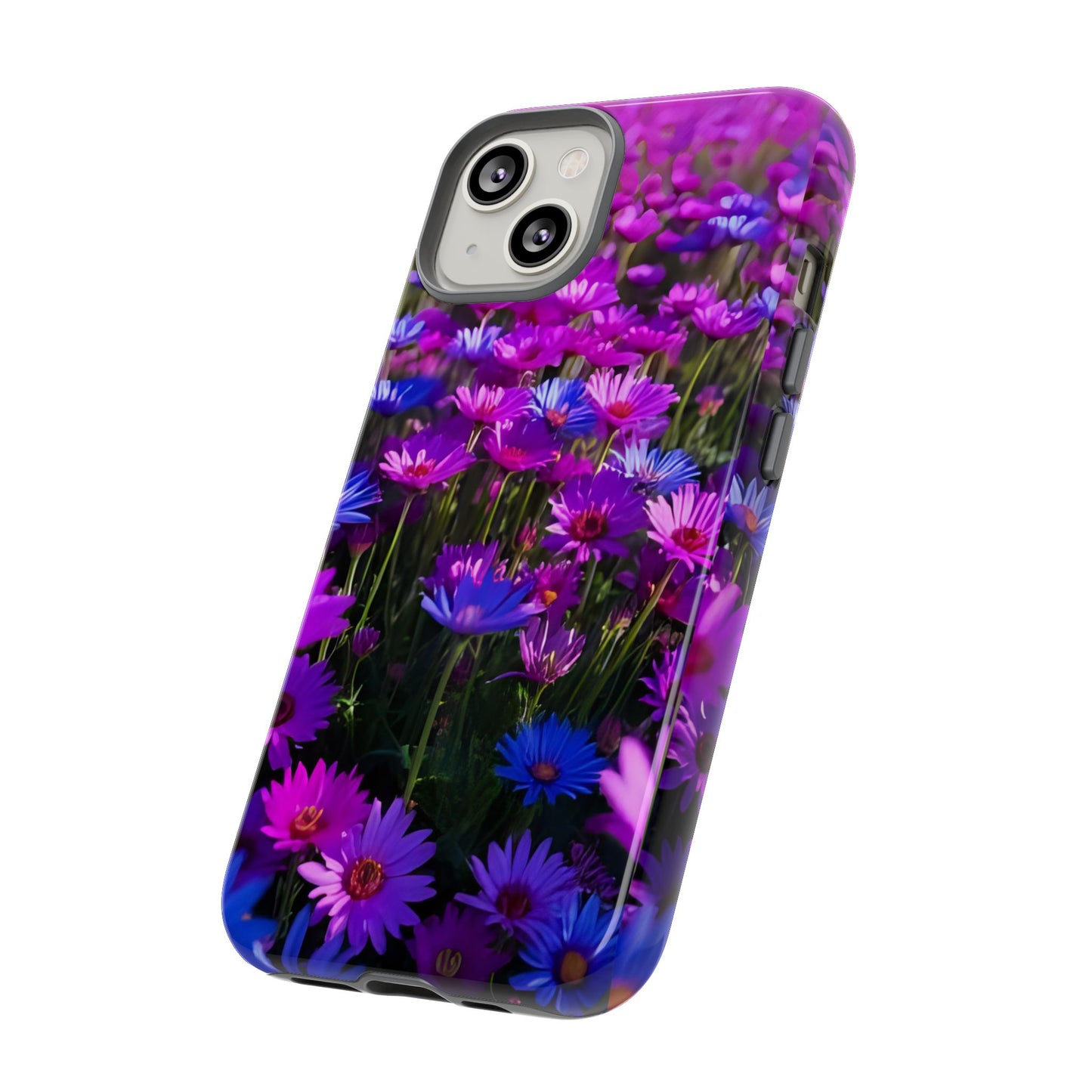 Wildflower Meadow Phone Case, Colorful Floral Garden Aesthetic, Vibrant Tough Phone Case, Compatible with iPhone, Galaxy, Google