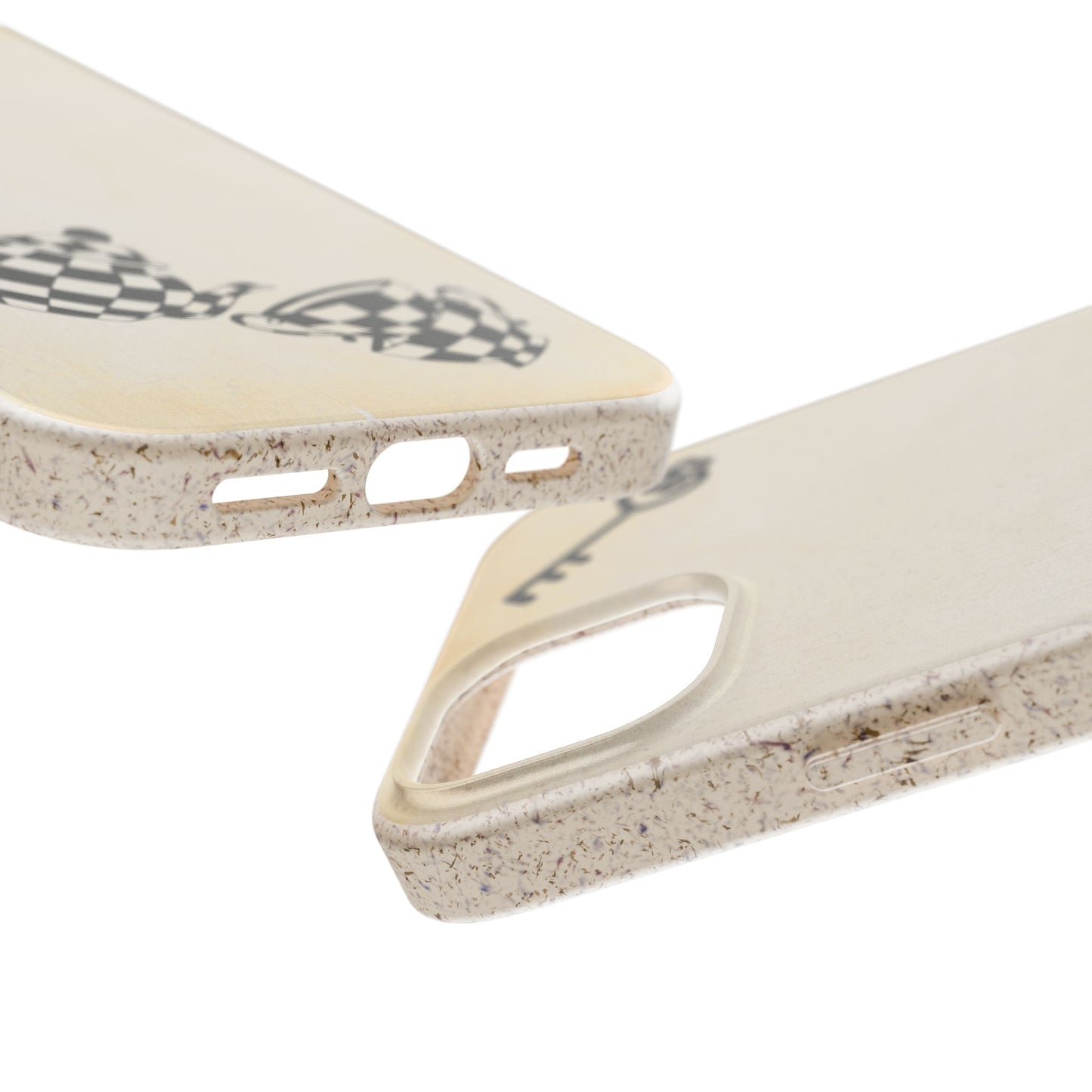 Alice in Wonderland Biodegradable Phone Case, Tea Kettle and Cups Phone Cover Compatible with iPhone, Galaxy