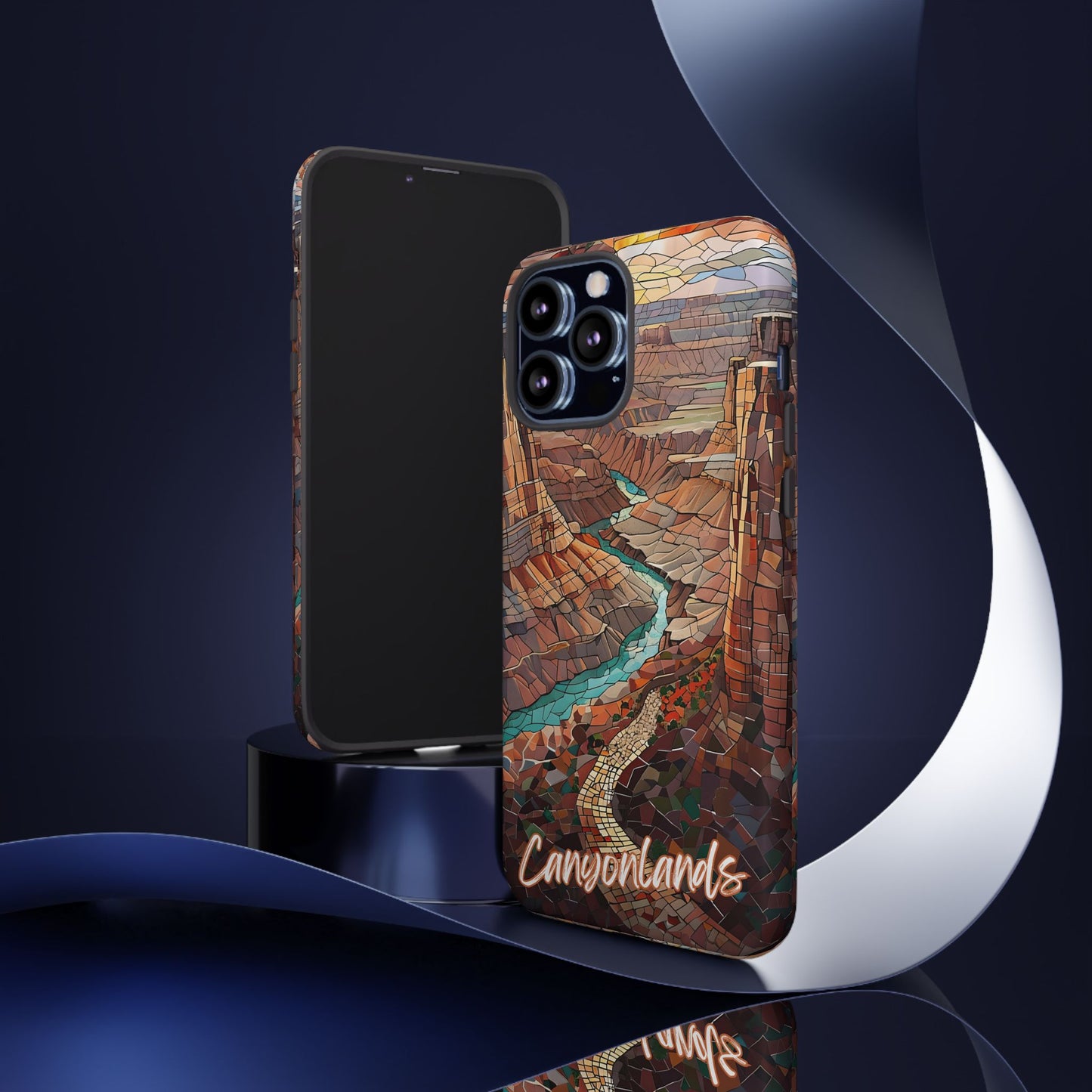 Canyonlands Mosaic Tough Phone Case - Red Rock Desert Vibes, National Park Aesthetic, Compatible with iPhone, Galaxy, and Google Phones