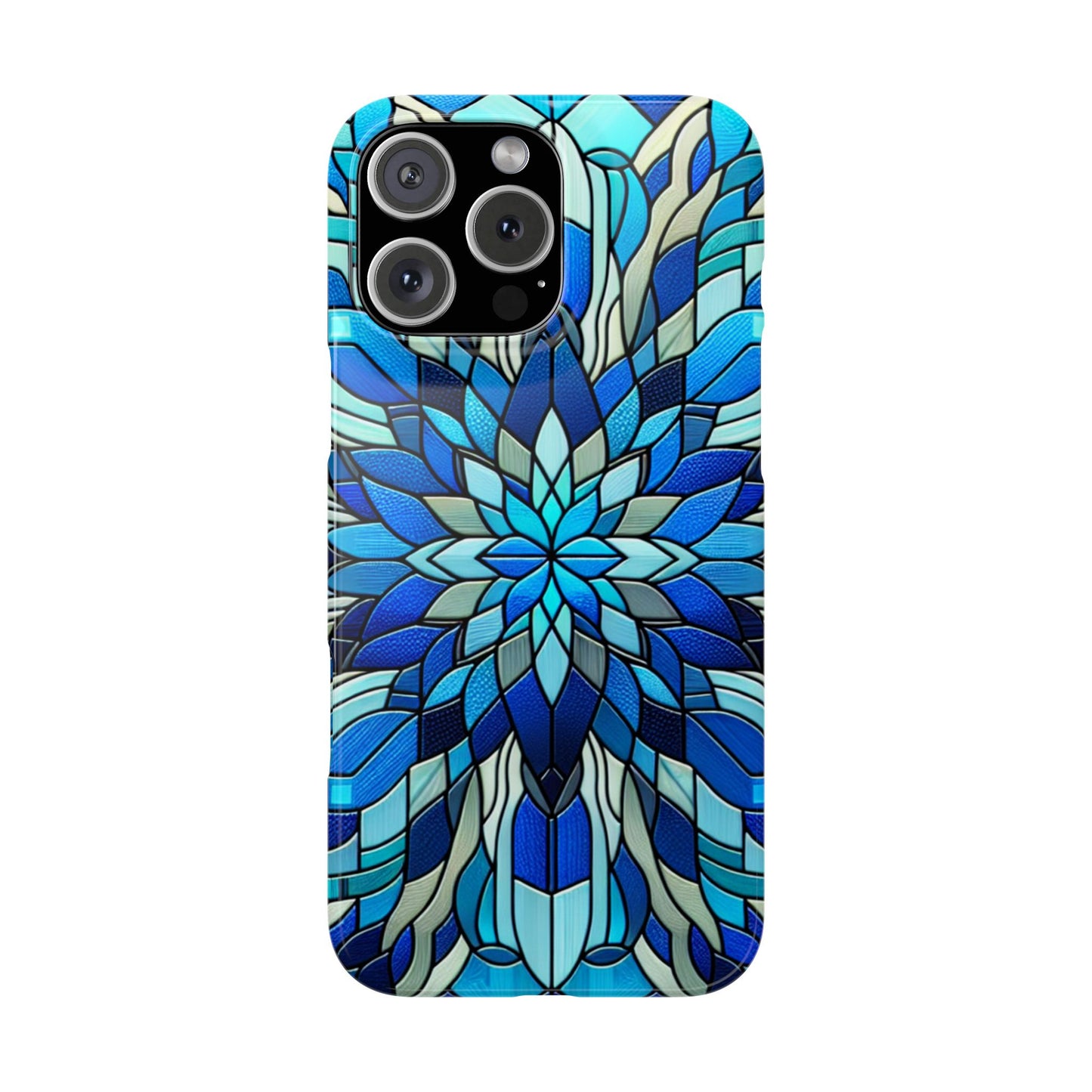 Vibrant Stained Glass Phone Cases - Artistic Cell Phone Cover, Unique Gift for Her, Phone Accessories, Holiday Present, Modern Decor