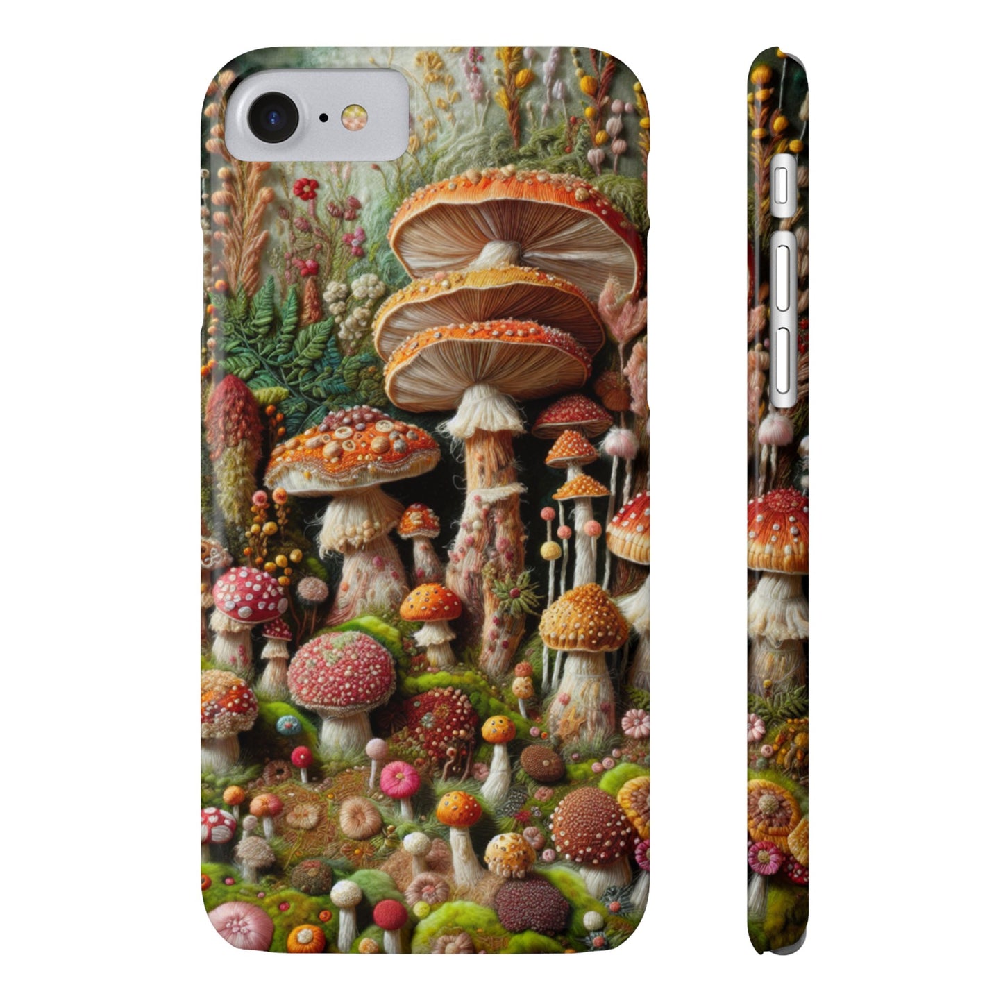 Whimsical Mushroom Slim Phone Cases - Fun, Nature-Inspired, Unique Accessories for Adorable Gift Ideas, Cute Phone Protection, [...]