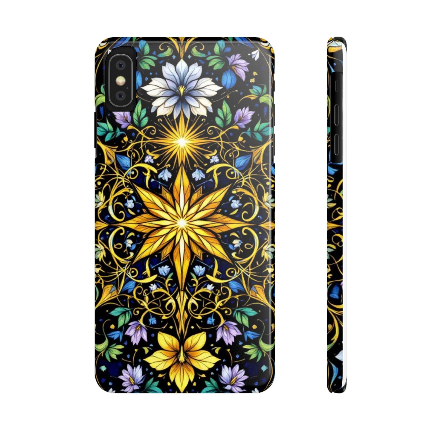 Elegant Floral Phone Case - Slim Phone Cases, Artistic Cases for Nature Lovers, Gift for Birthdays, Holidays, Spring Decor