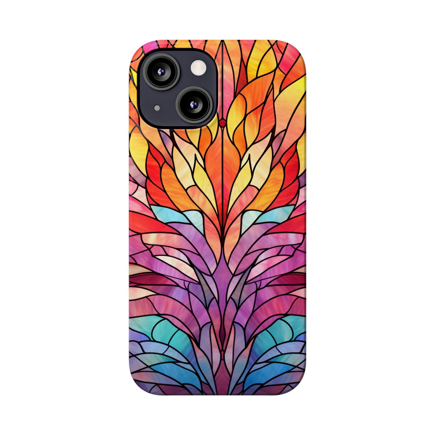 Vibrant Floral Slim Phone Cases, Colorful Smartphone Cover, Artistic Phone Skin, Unique Gift for Her, Nature-Inspired Accessory
