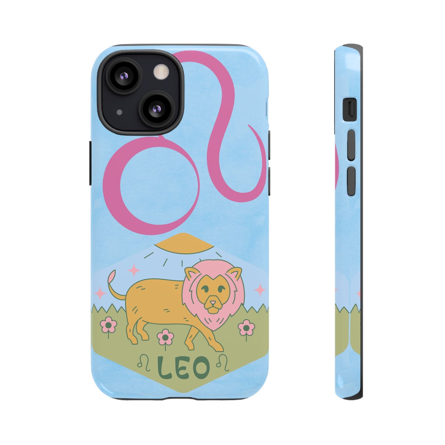 Leo Zodiac Phone Case, Astrology Gift for Her, Celestial Star Sign Cover, Birthday Gift, Compatible with iPhone, Galaxy, Google Phones