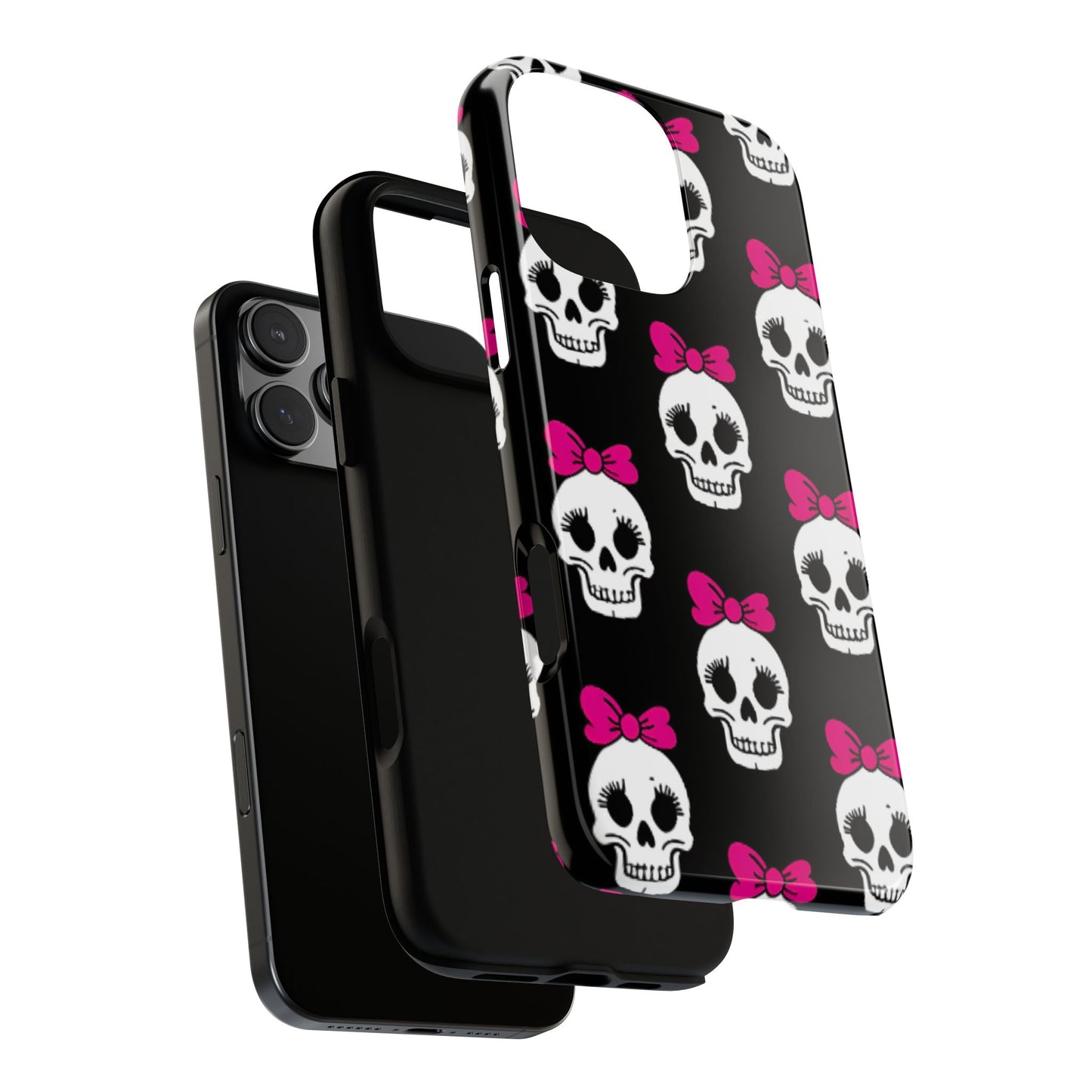 Halloween Tough Phone Case - Creepy Cute Style, Goth Coquette Aesthetic, Compatible with iPhone, Galaxy, and Google Phones