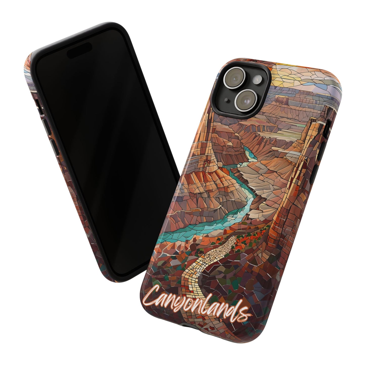 Canyonlands Mosaic Tough Phone Case - Red Rock Desert Vibes, National Park Aesthetic, Compatible with iPhone, Galaxy, and Google Phones
