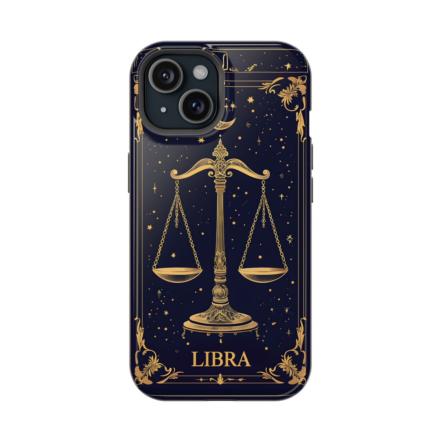 Libra Zodiac Magnetic Phone Case Astrology Gift for Her, Celestial Star Sign Cover, Birthday Gift, Compatible with iPhone 17, 16, 15, 14, 13