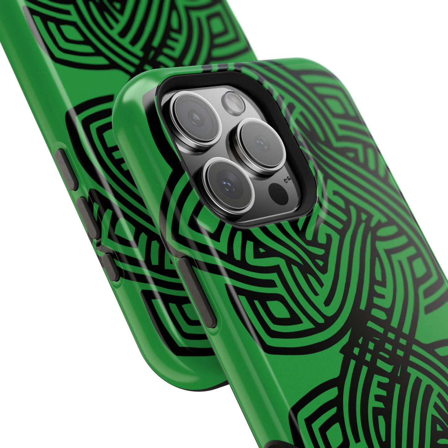 Celtic Knot Magnetic Phone Case, St. Patrick Design Phone Cover Compatible with iPhone 17, 16, 15, 14, 13