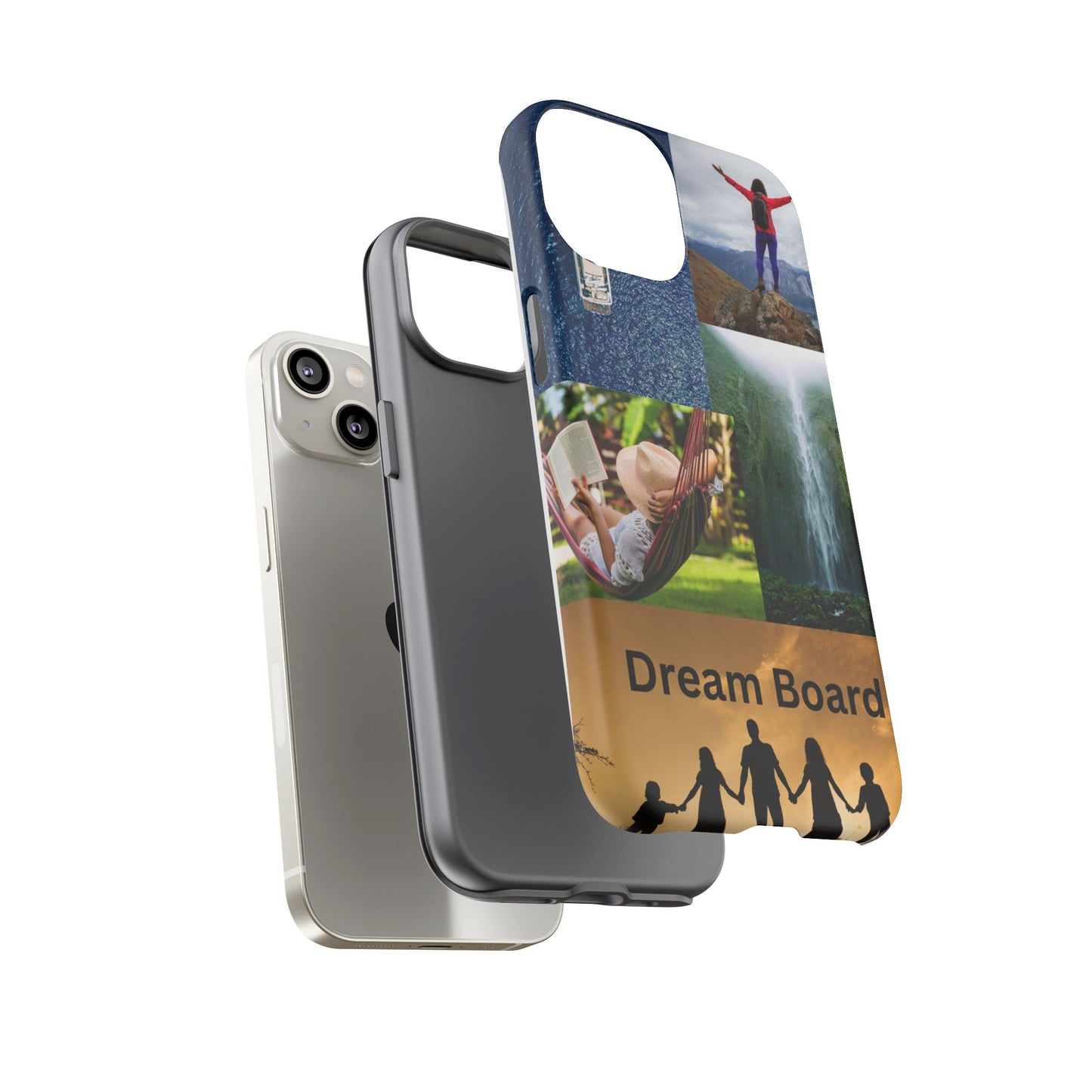 Dream Board Phone Case | Tough Cases for Adventure Seekers, Inspirational Phone Accessories, Custom Phone Covers, Unique Gift Ideas, [...]