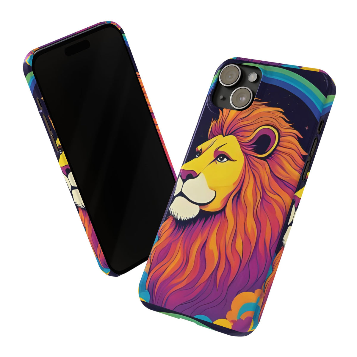 Leo Zodiac Slim Phone Case, Astrology Gift for Her, Celestial Star Sign Cover, Compatible with iPhone 17, 16, 15, 14, 13, 12, 11
