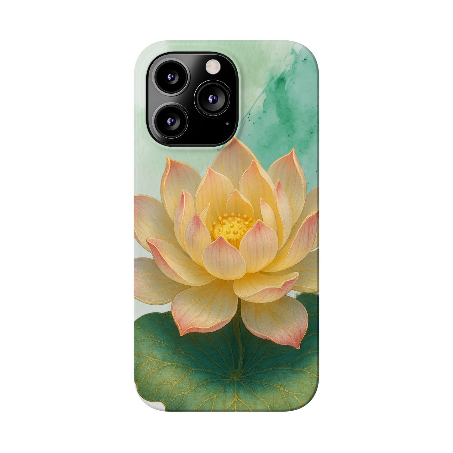 Lotus Blossom Slim Phone Cases, Floral Phone Covers, Nature-Inspired Accessories, Perfect Gift for Garden Lovers, Birthday Present