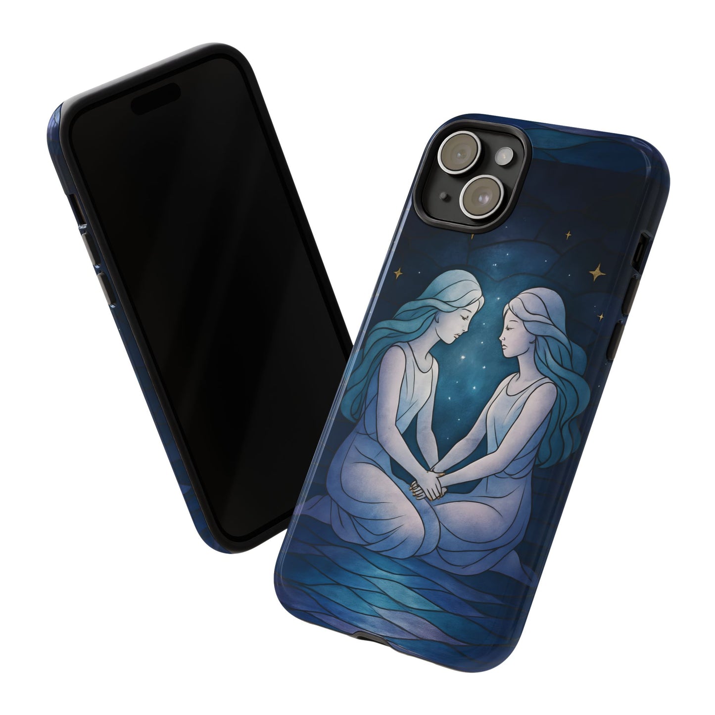 Gemini Zodiac Tough Phone Case, Astrology, Celestial Star Sign Cover, Compatible with iPhone, Galaxy, Pixel