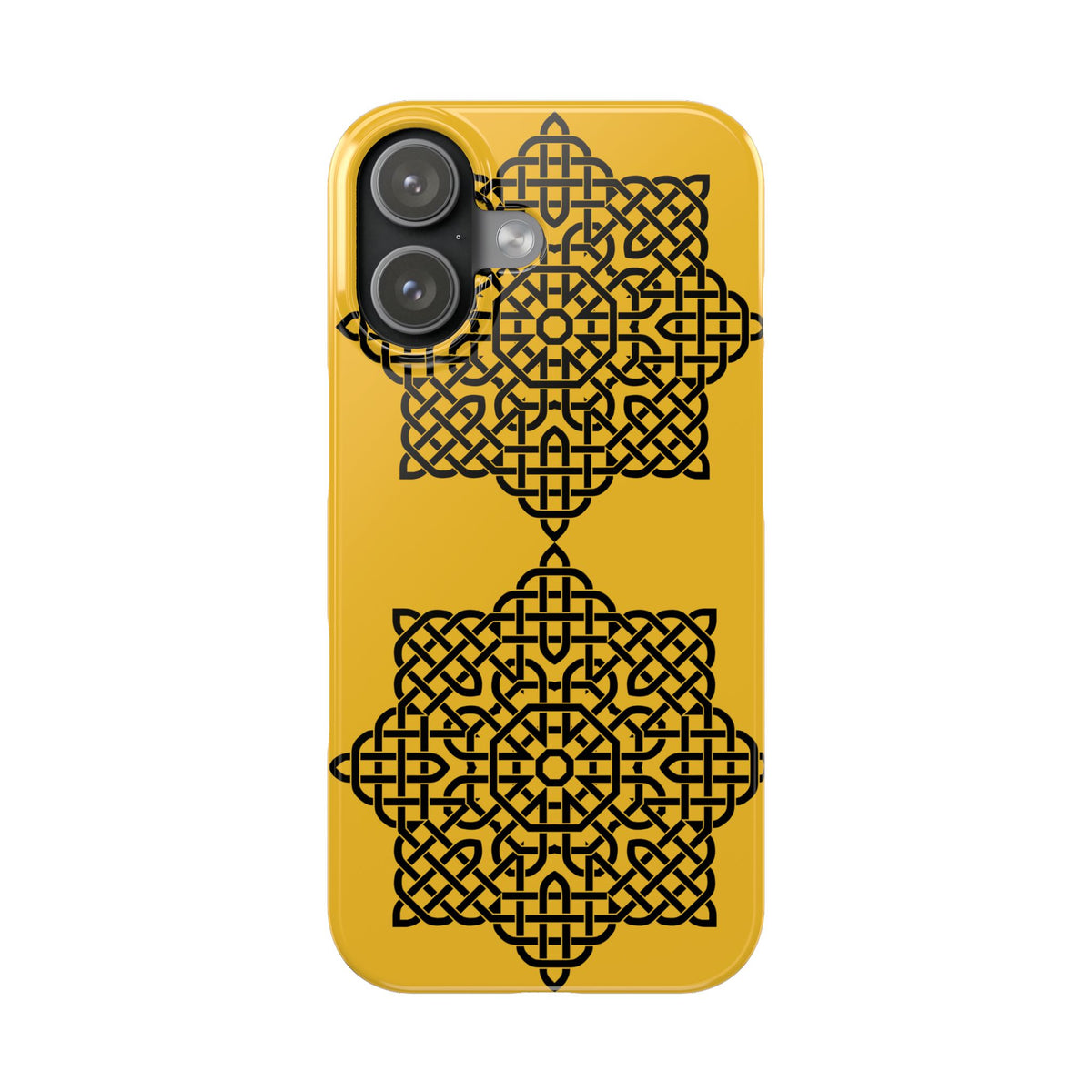 Celtic Knot Slim Phone Case, St. Patrick Design Phone Cover, Irish Heritage Design Compatible with iPhone 17, 16, 15, 14, 13, 12, 11
