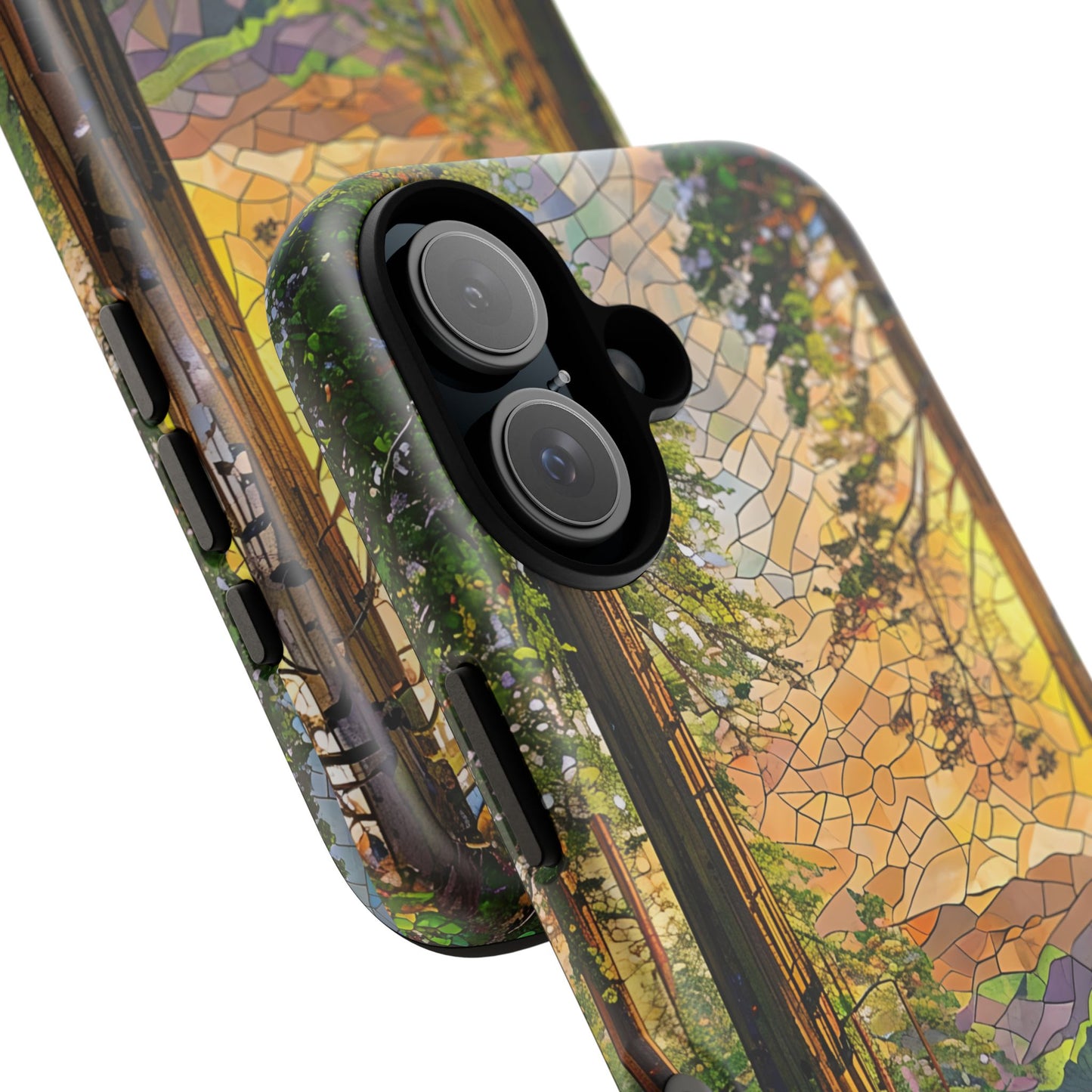 Redwood National Park Northern California Phone Case, Mosaic Phone Case, Mountain Nature Art, National Park Gift, Scenic Forest Phone Cover