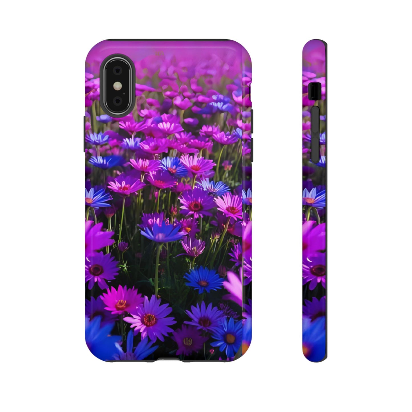 Wildflower Meadow Phone Case, Colorful Floral Garden Aesthetic, Vibrant Tough Phone Case, Compatible with iPhone, Galaxy, Google
