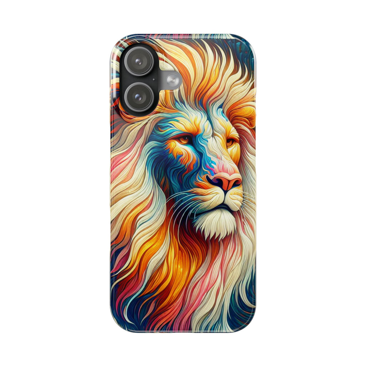Leo Zodiac Slim Phone Case, Astrology Gift for Her, Celestial Star Sign Cover, Compatible with iPhone 17 16 15 14 13 12 11