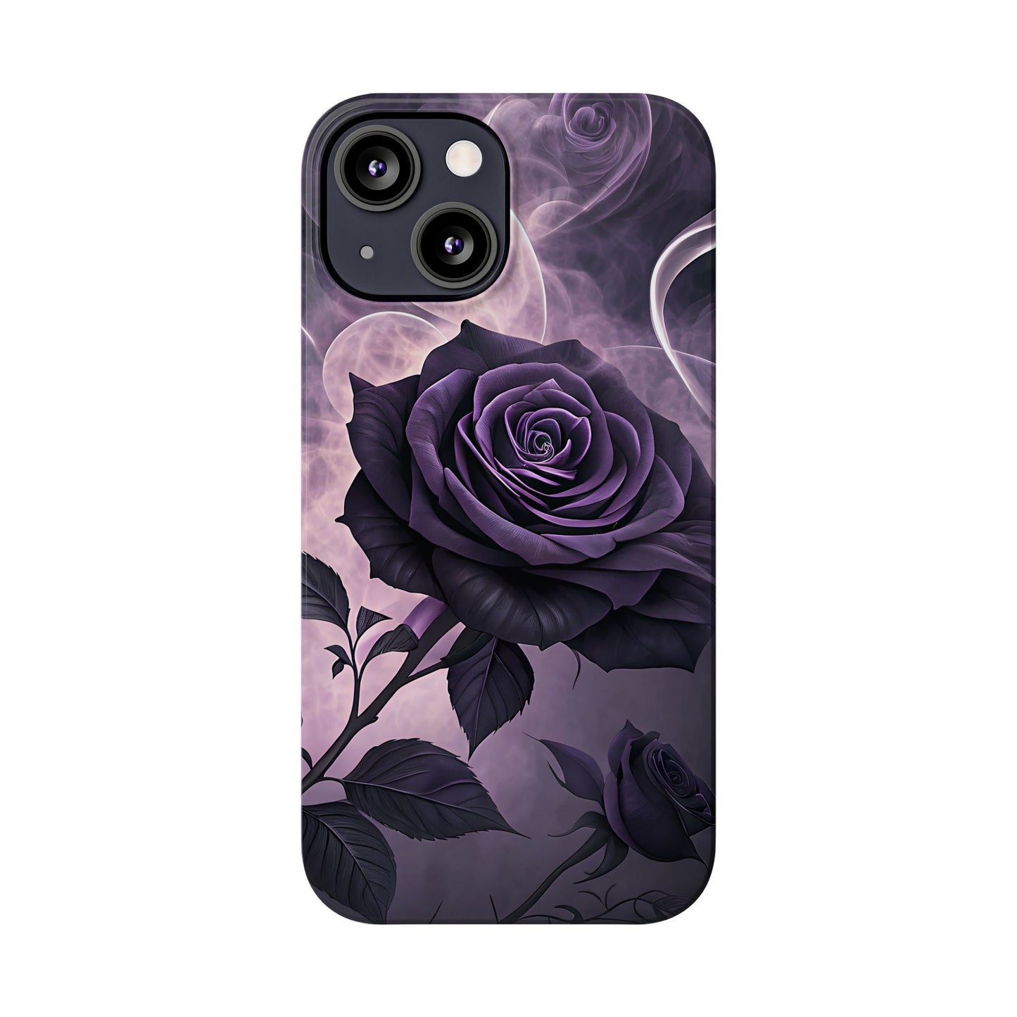 Elegant Purple Rose Phone Cases, Stylish Slim Cases for Flower Lovers, Floral Accessories, Birthday Gifts, Unique Phone Covers