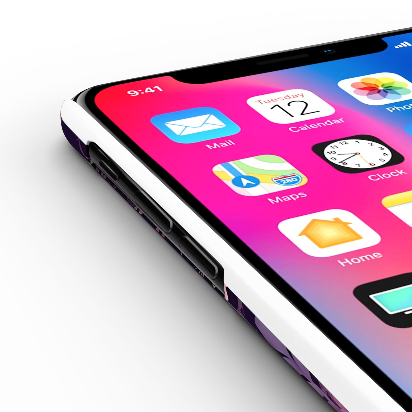 Gothic Floral Slim Phone Cases, Ghostly Style Mobile Cover, Dark Aesthetic Gift, Unique Protective Case, Perfect for Halloween