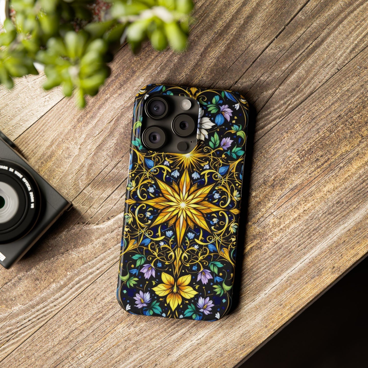 Elegant Floral Phone Case - Slim Phone Cases, Artistic Cases for Nature Lovers, Gift for Birthdays, Holidays, Spring Decor