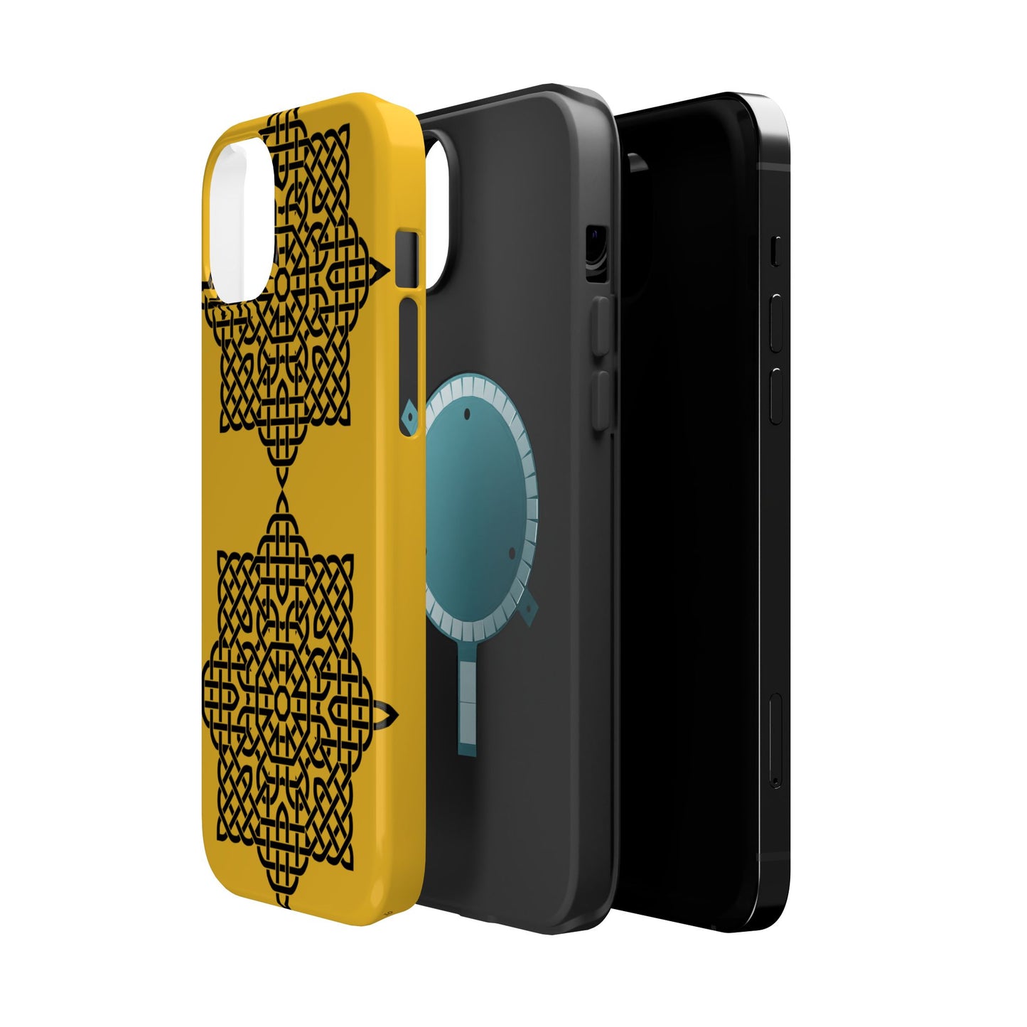 Celtic Knot Magnetic Phone Case, St. Patrick Design Phone Cover, Irish Heritage Design Compatible with iPhone 17, 16, 15, 14, 13, 12, 11