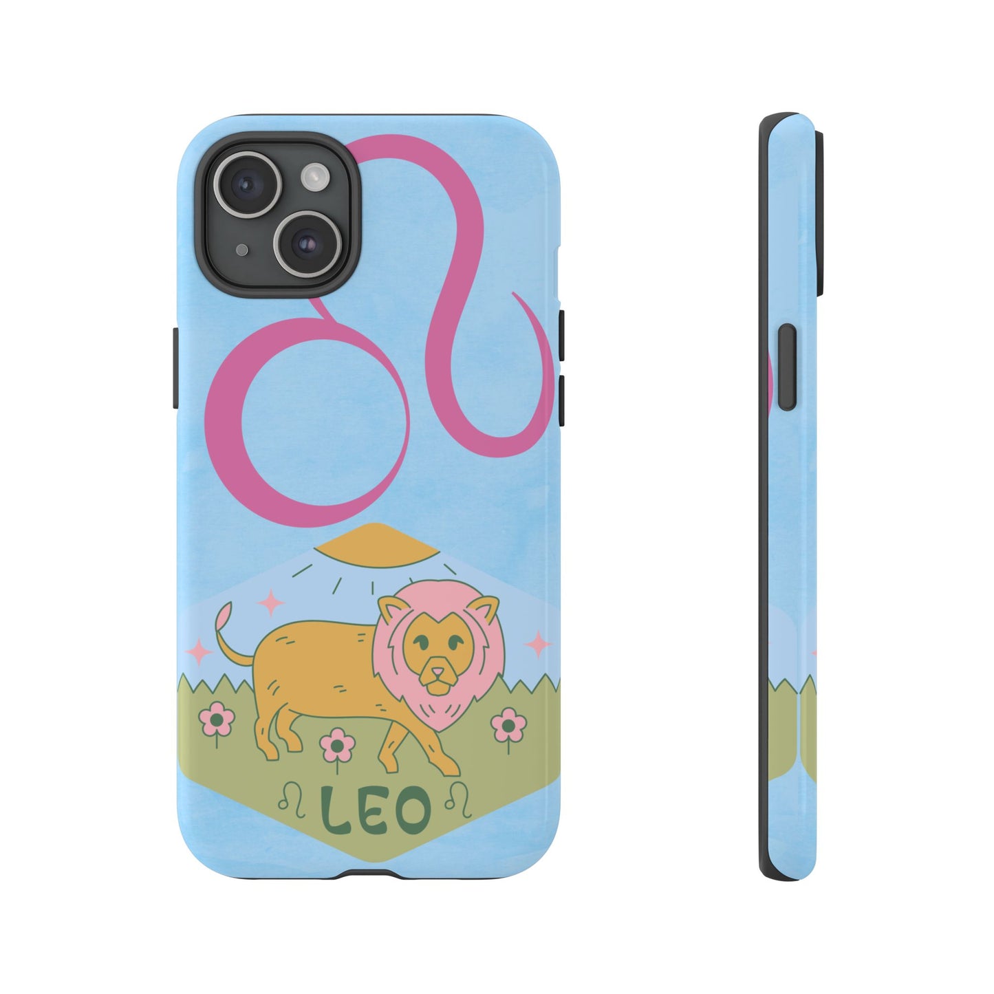 Leo Zodiac Phone Case, Astrology Gift for Her, Celestial Star Sign Cover, Birthday Gift, Compatible with iPhone, Galaxy, Google Phones