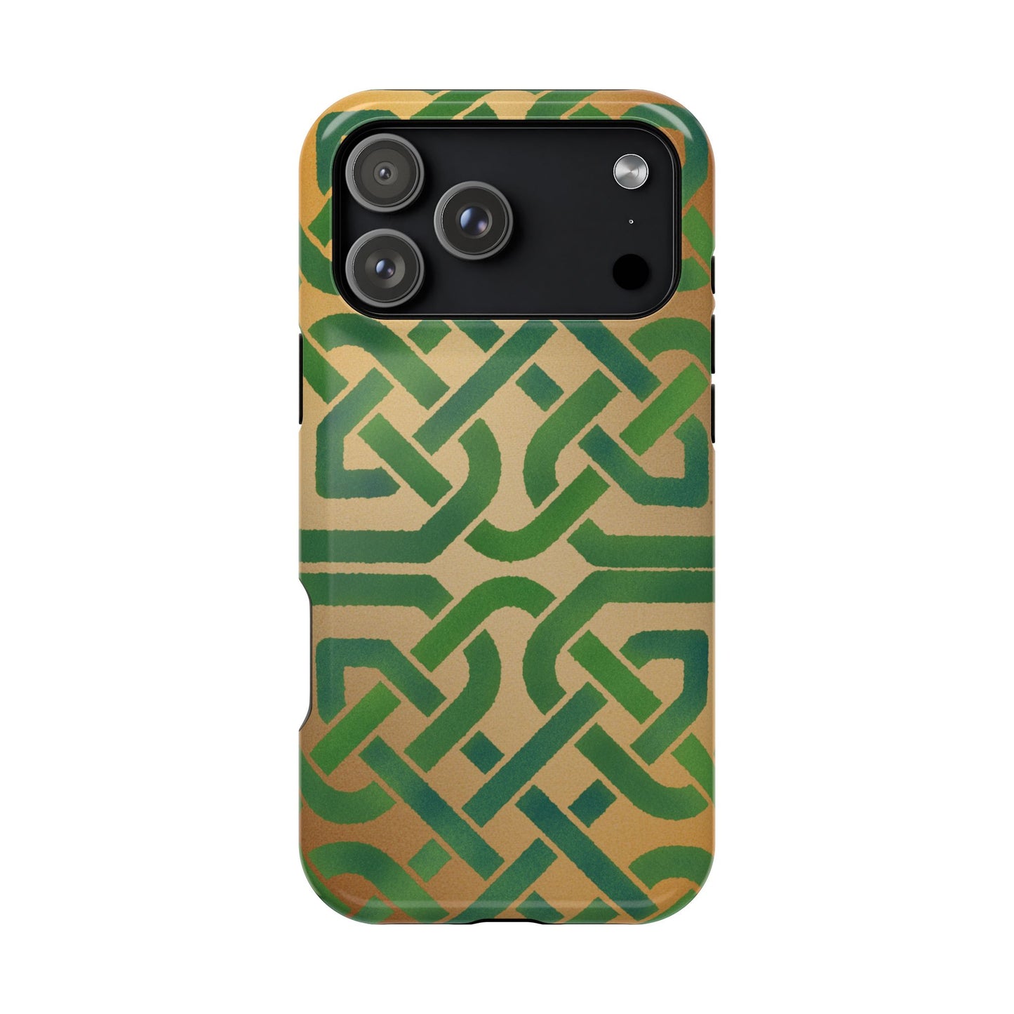 Celtic Knot Magnetic Phone Case, Irish Heritage Pattern Phone Cover, Celtic Art Design, Irish Culture Gift Compatible with iPhone