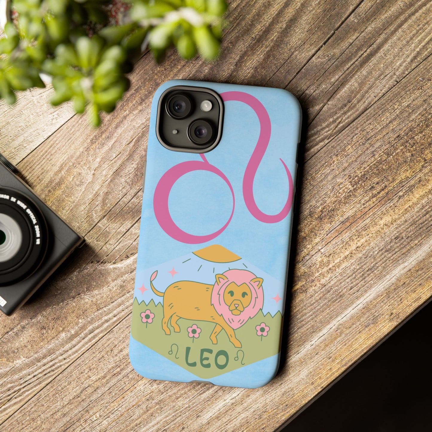 Leo Zodiac Phone Case, Astrology Gift for Her, Celestial Star Sign Cover, Birthday Gift, Compatible with iPhone, Galaxy, Google Phones