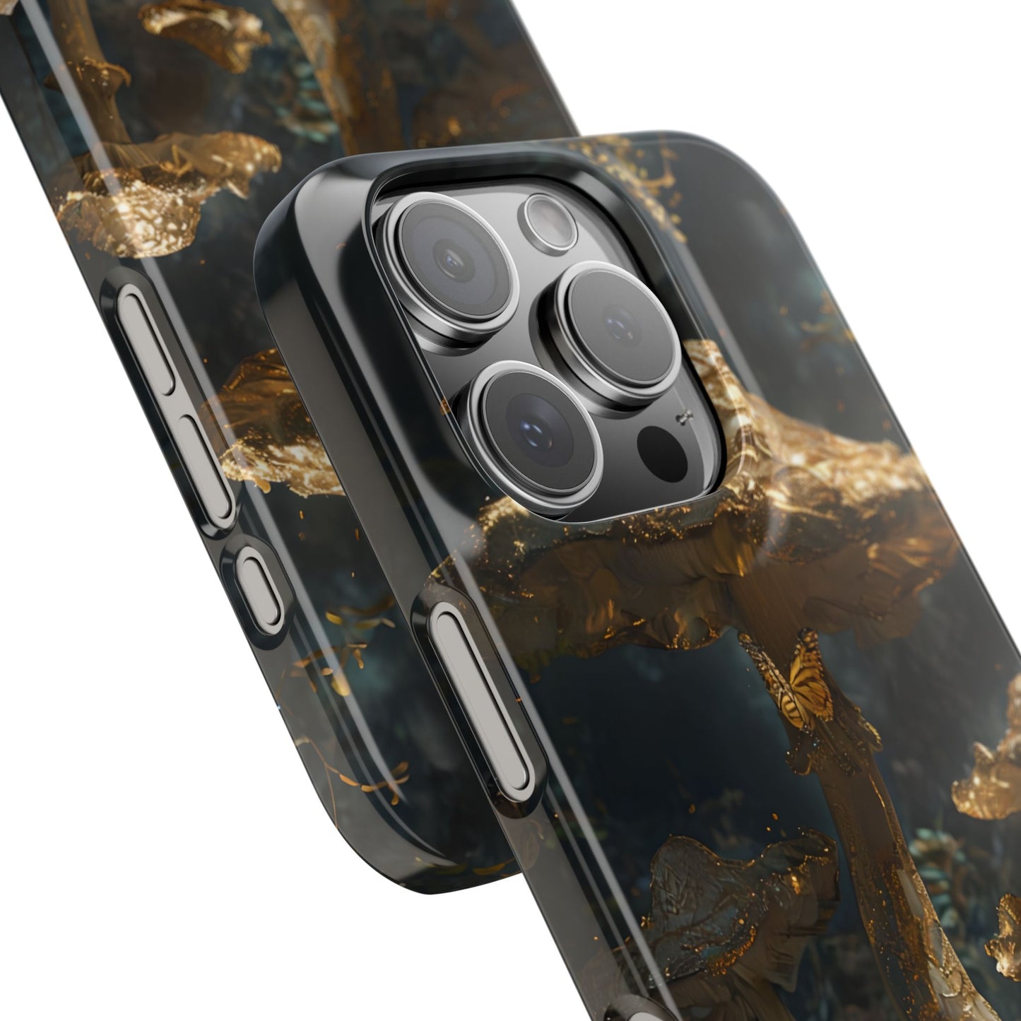 Enchanted Forest Slim Phone Cases, Fantasy Phone Cover, Mushroom Design, Nature Lover Gift, Boho Chic Cell Phone Case